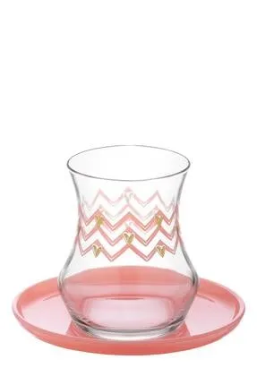 [8692952153488] LAV SINE TEA SET SINES1 -12PCS طقم كاسات شاي 