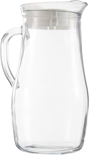 [8692952188053] LAV MISKET MIS180 WHITE COVER ابريق ماء مع غطاء ابيض (جيك)