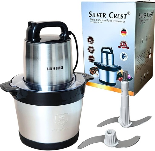 [6997255416677] SILVER CREST 6 LTR SS. BOWL 2000WATT - SC-004
