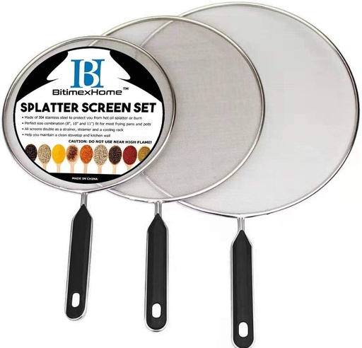 [7862006591271] GR SPLATTER SCREEN 29CM-59127 - مانع تطاير الزيت اثناء القلي 
