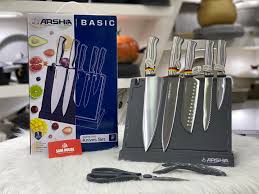 [4260672117321] ARSHIA KNIFE SET 8 PCS KS478-3187 طقم سكاكين ارشيا 8 قطع 