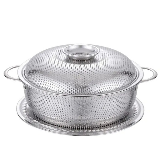 [6911213518630] SILVER JOYFUL BASIN 28CM-XYP285YS مشخال القيمات