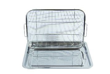 [6911213518654] BAKING SET MEDIUM 36X 26 CM - مشخال مقليات مع صينية
