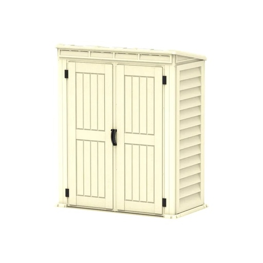 [6291048205722] COSMO SHED YARD MATE PENT ROOF 5X3FT IVORY -05300-1 مخزن خارجي 