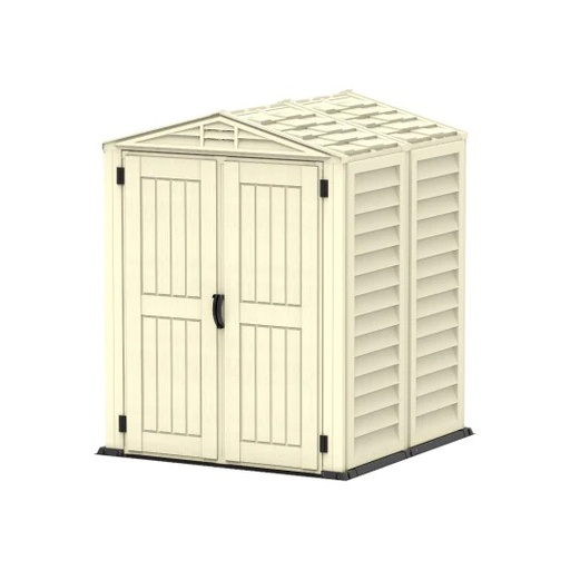 [6291048206019] COSMO SHED YARD MATE PLUS 5X5FT IVORY -05500-1 مخزن خارجي مع ارية 