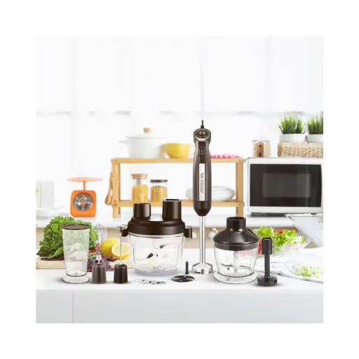 [4260672118632] ARSHIA 8IN1 HAND BLENDER 1000W HB151-3265 - محضرة طعام 