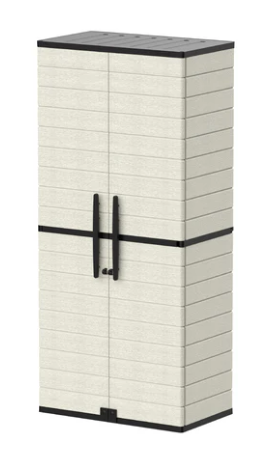 [6291048211464] COSMO VERTICAL CABINET A TALL OFF WHITE كبت تخزين ابيض