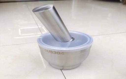 [6689004970034] stainless steel mortar 12X12 CM 
هاون ستيل 