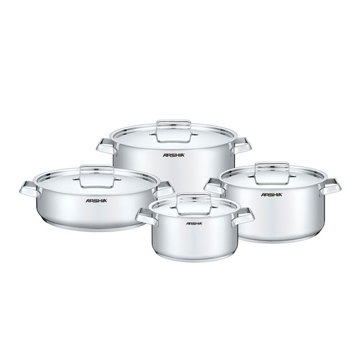 [4262473050494] ARSHIA S/S 8PCS COOKWARE SET SS768-3377