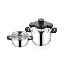 [4260672115969] ARSHIA 2IN1 S/S PRESSURE COOKER BLACK 4-7LTR PR116-1998 