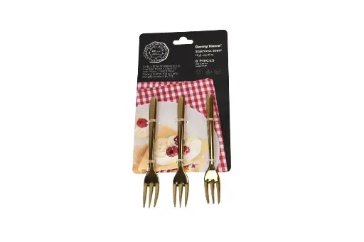 [6667202112487] DANNYHOME DZ103-5 6PCS Dessert Fork- شوك صغيرة 