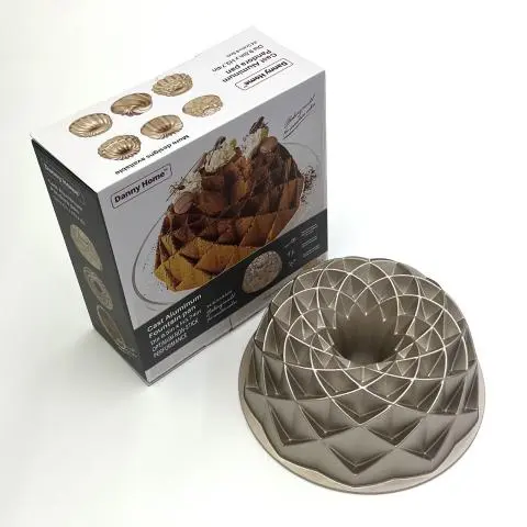 [6803072801353] danny home DHB86 Die-Cast Aluminum Pandora Pan 24.2CM- قالب كيك  
 
