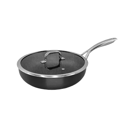 [6822060700119] dannyhome DFP001-24 Aluminum
Deep Fry pan 24CM - مقلاة عميقة
