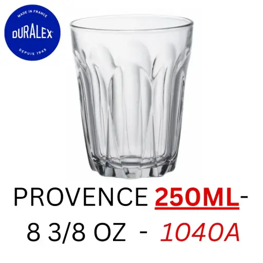 [3550190501216] DURALEX PROVENCE 250ML- 8 3/8 OZ 1040A ( 6PCS ) 