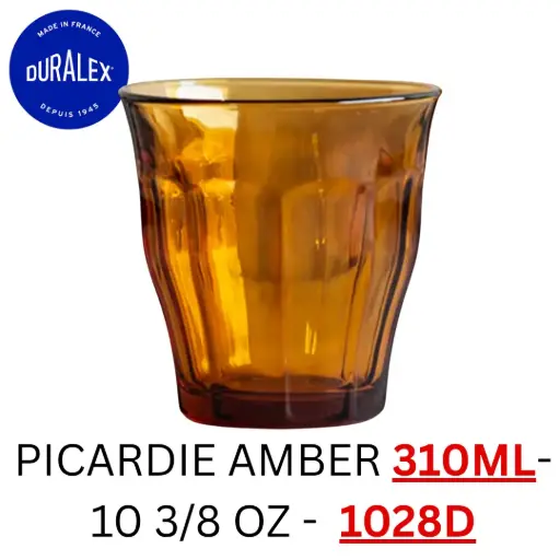 [3550190502091] DURALEX PICARDIE AMBER 310ML- 10 3/8 OZ 1028D ( 6PCS ) 